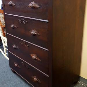 walnut chest after